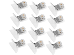 Conjunto de 12 alfinetes antiderrapantes para colchas Baluue, que fixam as colchas para evitar que se movam.