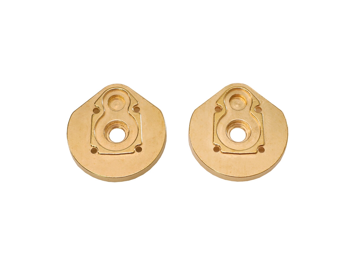 Conjunto de 4 Peças com Pesos em Latão para Eixos Dianteiro e Traseiro em Metal, Compatíveis com o Carro Rc Mjx H12y 1/12. MDUG