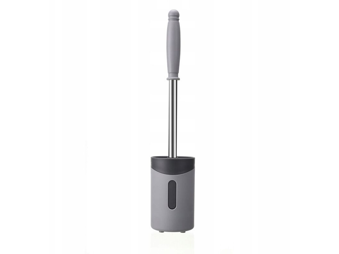 Escova sanitária com suporte de parede, cinza | AQUAFORGE