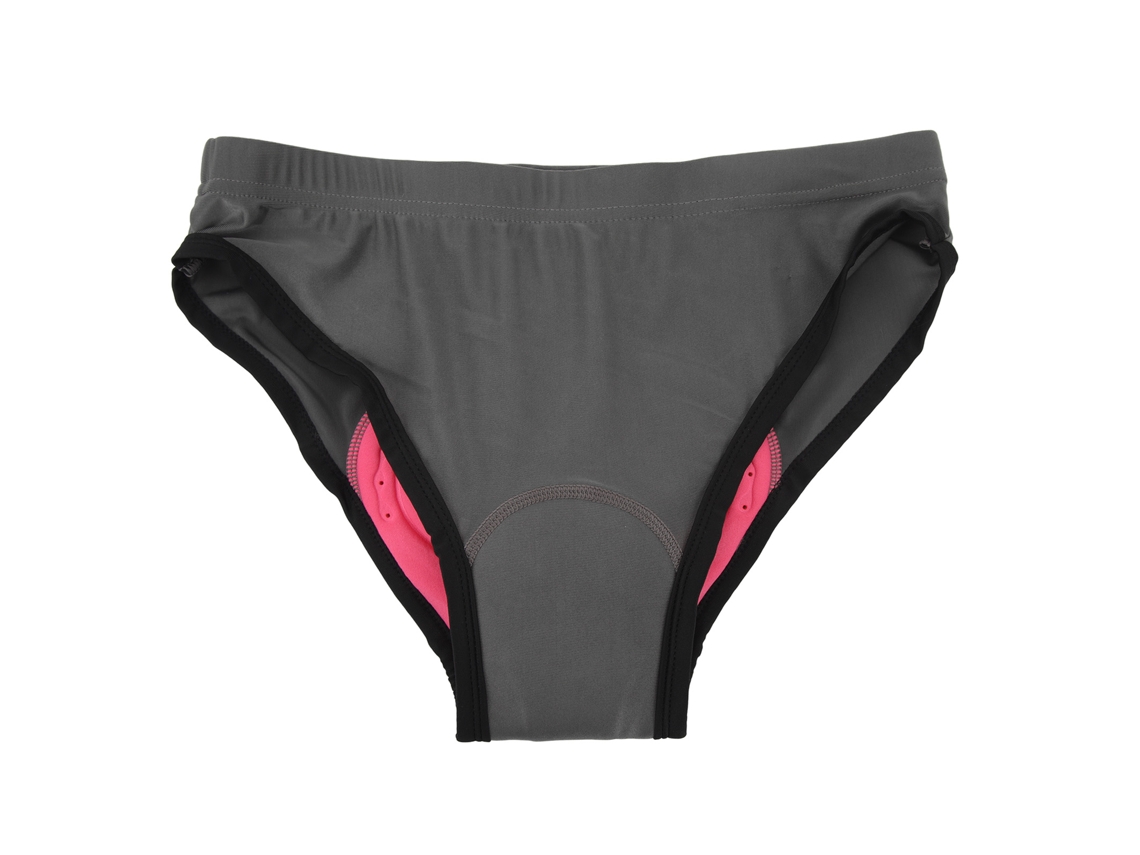 Calcinha Ciclismo Feminina Com 3d Preenchimento Short Leve Secagem Rápida Cinza Escuro Xl