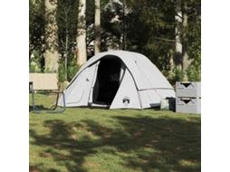 Vidaxl Tenda De Campismo Cabana P/ 4 Pessoas Opaca Impermeável Branco