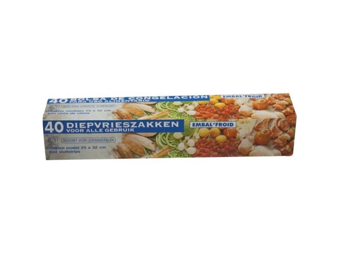 40 Sacos Para Freezer 22x35 Mm Schweitzer