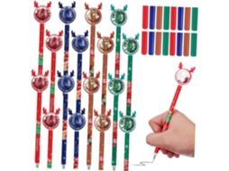 Conjunto De 36 Canetas Em Gel Coloridas Toyandona Com Tampas Formato