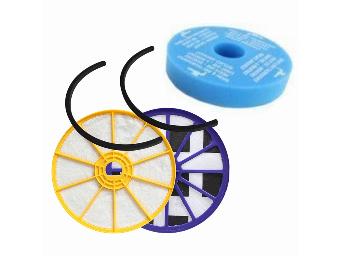 Filtros do motor traseiro pré-lavagem filtro do motor selado para dyson dc07 dc07i aspirador de pó dianteiro e traseiro kit de substituição do filtro