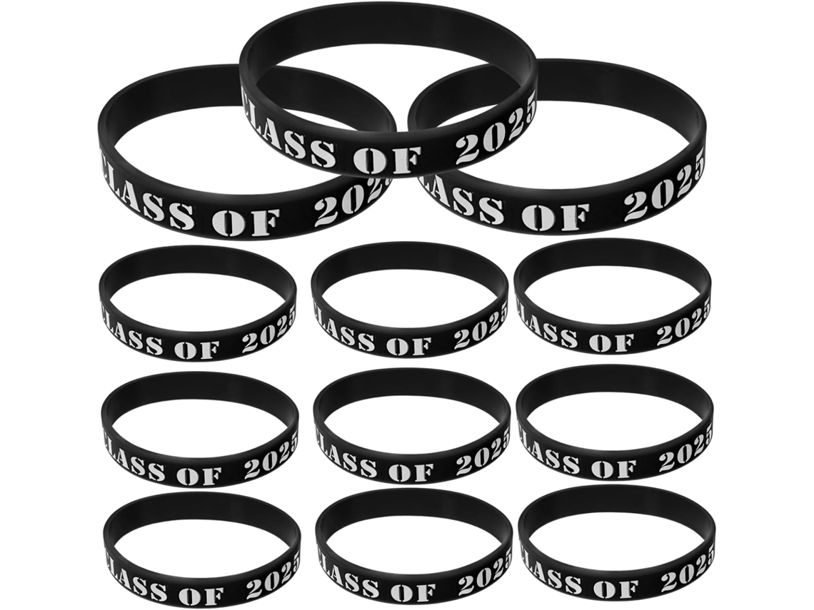 Homsfou 25 Pulseiras Decorativas Para Festa De Formatura, Acessórios De Pulso, Lembrancinhas Escolares