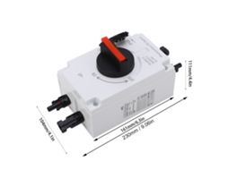 Laxiscreed Interruptor Solar Fotovoltaico 32a 4p À Prova De Água Ip66 Para Painéis Solares