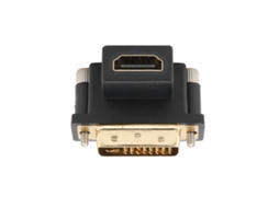 Conversor De Monitor De Conexão Hdmi Para Dvi Com Cotovelo Superior De 90° Fêmea Para Macho
