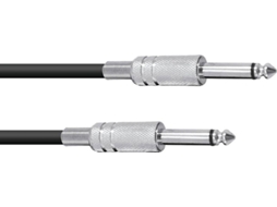 Cabo Jack OMNITRONIC 6.3 Mono 6m bk