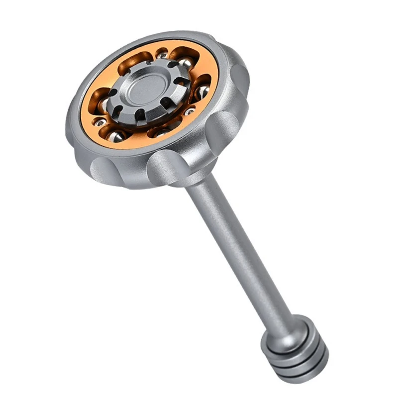 (prateado) Brinquedo Antiestresse Fidget Spinner De Metal