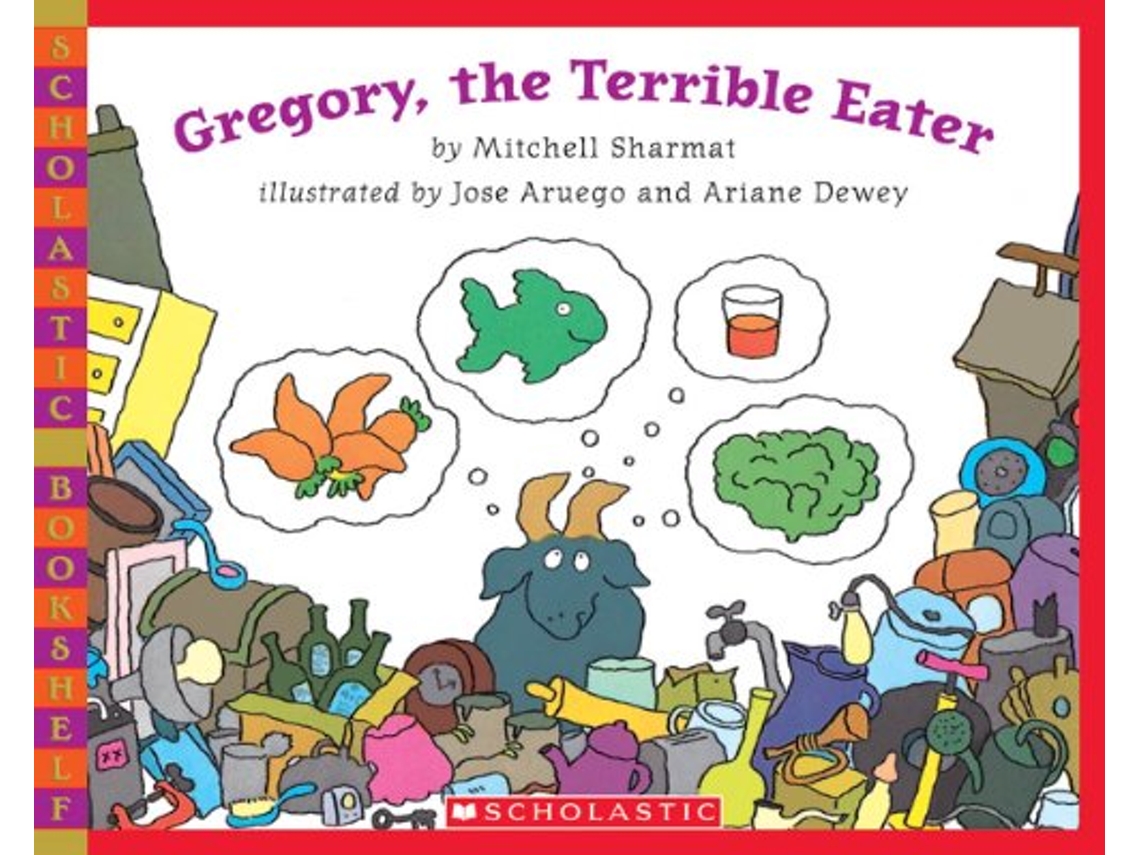 Livro Gregory, The Terrible Eateroversize de Mitchell Sharmat (Inglês)