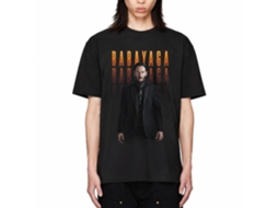Rockinstone John Wick Baba Yaga No Gun Black Adult T-shirt Size:s
