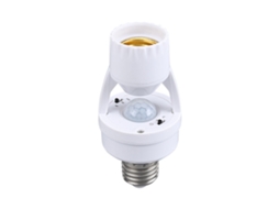 2026 base de Lâmpada E27 com Sensor de Movimento Pir Adaptador de Tomada para Lâmpada Led Escada Garagem Corredor Varanda