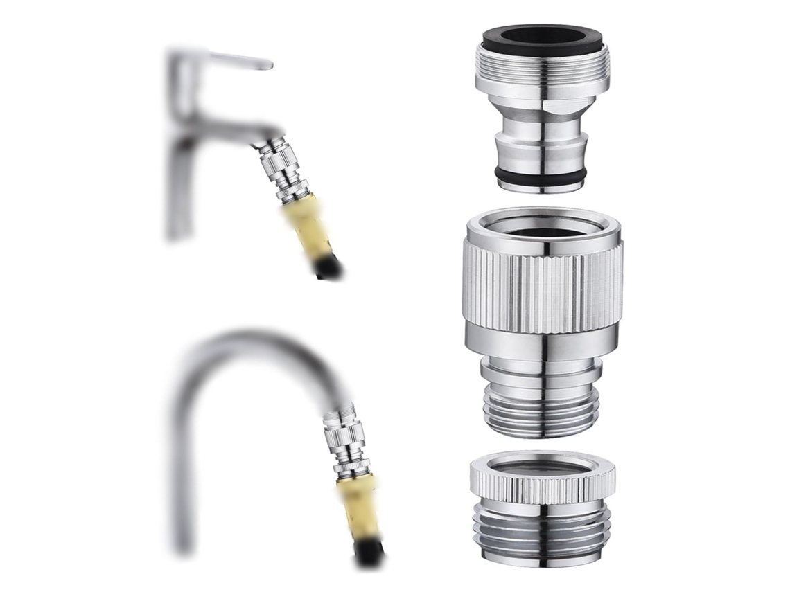 Conector Rápido Para Mangueira Em Pu Para Torneira E Irrigação Elysve