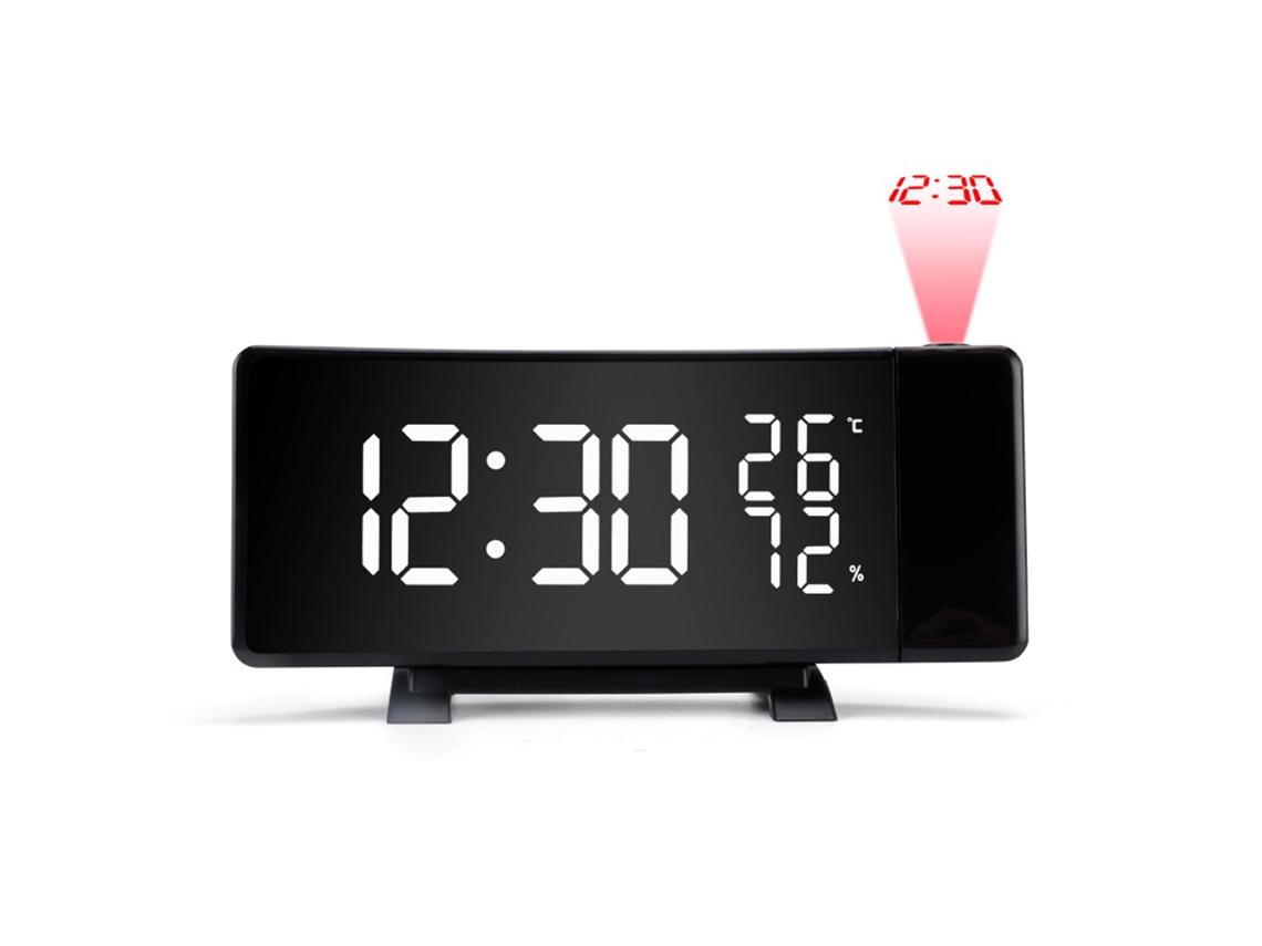 Acorde Com Um Sol Sorridente Seu Despertador Digital Com Tela De Led, Um Alegre Companheiro Matinal