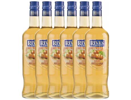 Licores Rives Avellana Sin Alcohol 70 cl (Caixa de 6 unidades)