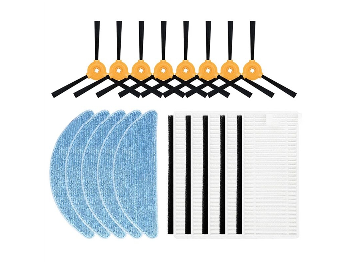 Filtro Hepa, Escova Lateral E Esfregão Para Aspirador De Pó Robô M200/m201/m501/m520/m571/t700 Peças De Reposição Brilvibera