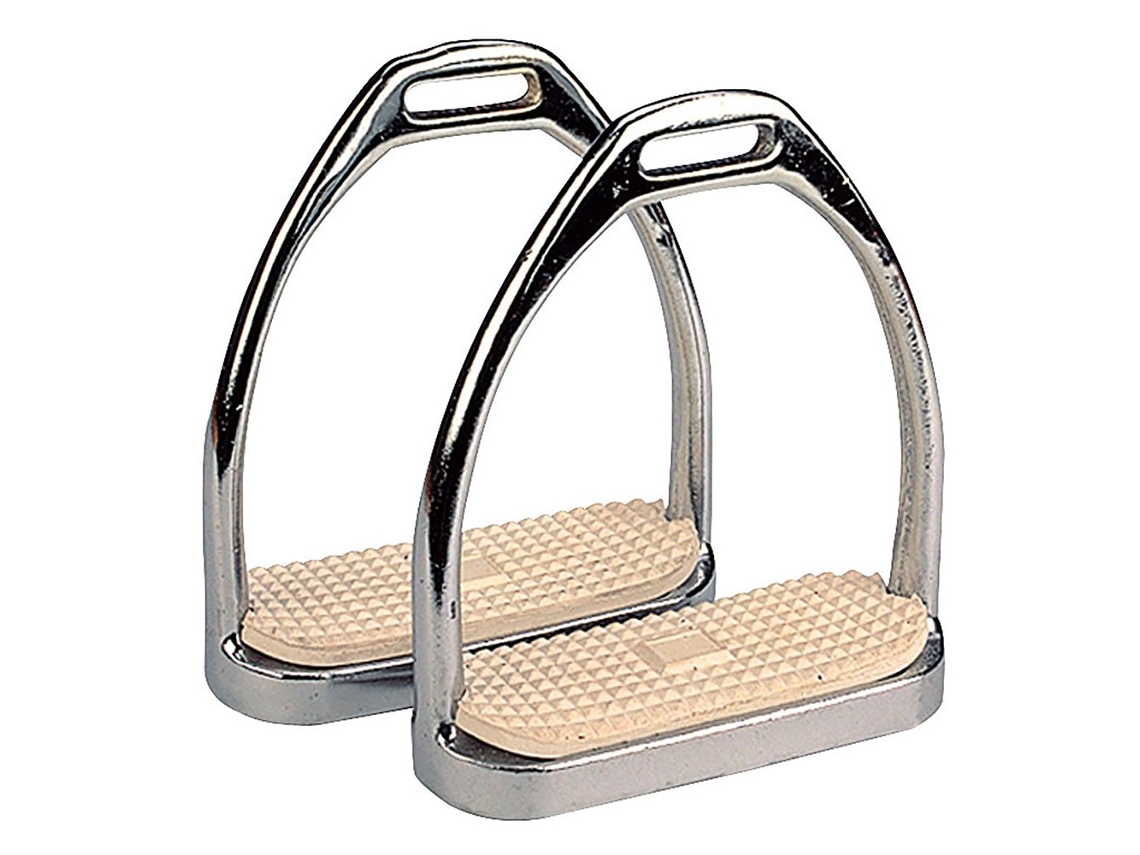 Estribos de Aço Inoxidável Prateado 12 Cmfeeling