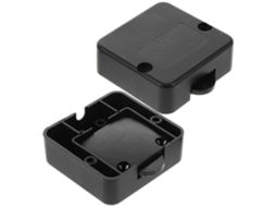 Conjunto De 2-interruptores Luz Para Armário Pretos, 2a 250v, Com Tampa Externa Versáteis E Seguros Para Armários