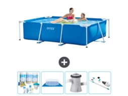 Intex Piscina Com Estrutura Retangular - 220x150x60 Cm - 5-peças S20819