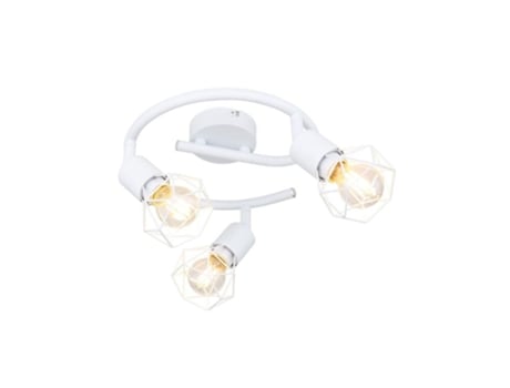 Iluminação Pendente Globo Xara I Metal White E14 3 Lâmpadas