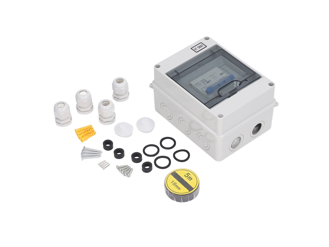 Veloriskku interruptor de Aislamiento Dc Pv Impermeable Ip65 Con Caja Combinadora para Solar, Interruptor de Circuito Mini