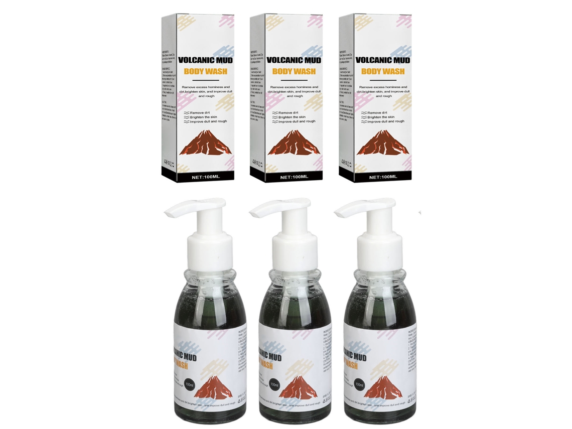 Gel De Banho Com Lama Vulcânica Brancura Pele Controle Oleosidade