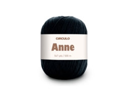 Fio De Crochet Circulo Anne 500 147g Preto 8990