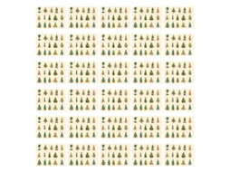 30 adesivos de Natal com estampa em folha, temáticos, scrapbooking, decoração | S/MARCA