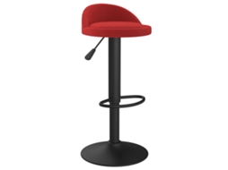 Bar Stool, Bar Stools Vidaxl Vermelho Veludo (n/a)