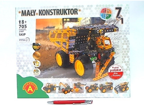 Pequeno construtor 7w1 Skip Alex Alexander