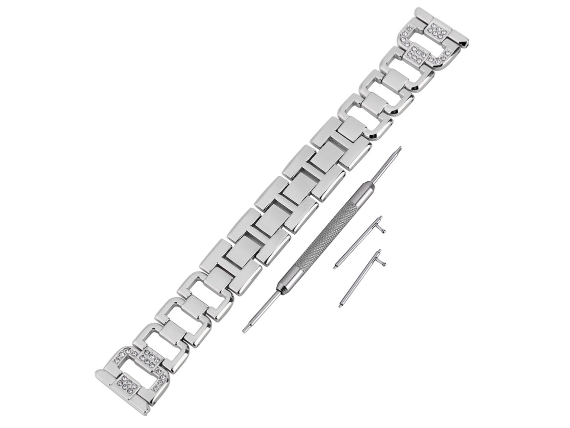 Pulseira de Relógio com Diamantes para Fitbit | EOOCOO