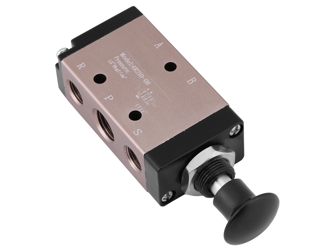 Laxiscreed Válvula Pneumática 3 Vias 2 Posições Push-pull Para Controle Preciso