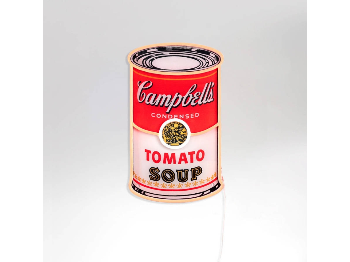 Painel LED YELLOWPOP Andy Warhol Campbell