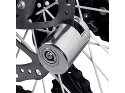 Cadeado Portátil Para Bicicleta, 1 Unidade, Em Liga Metálica, Antifurto, à Prova Dágua, Para Segurança De Motocicletas Com Freio Aquaforge