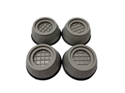 Tapete De Elevação, Antiderrapante E Com Absorção De Impacto Para A Base Da Máquina De Lavar Roupa - [4 Peças]