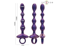 Brinquedos Anais Intensos - Intenso - Plug Anal Jackie Vibrante Modelo 1 Com Controle Remoto