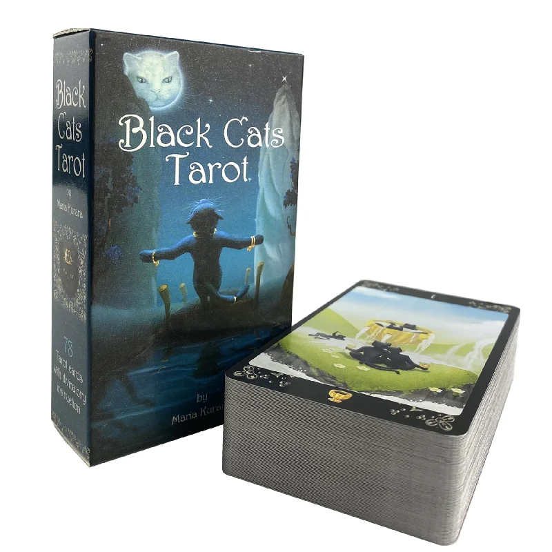 Tarô Do Gato Preto - Jogo De Tarô Prisma Visions (78 Cartas)