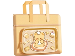 Mochila Escolar Estampa Animal Porta Canetas Grande Capacidade Imperme Vel com Z Per para Adolescentes e Crian as VAYOTOY