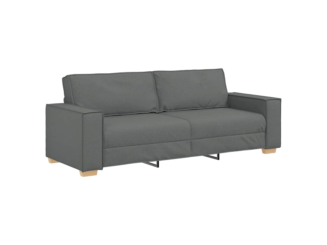 3-seater Sofa, 3-seater Sofas Vidaxl Cinzeto Tecido (n/a)