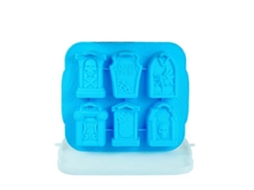 Cubo De Gelo Silicone Em Formato Lápide Para O Halloween, Paródia De Terror