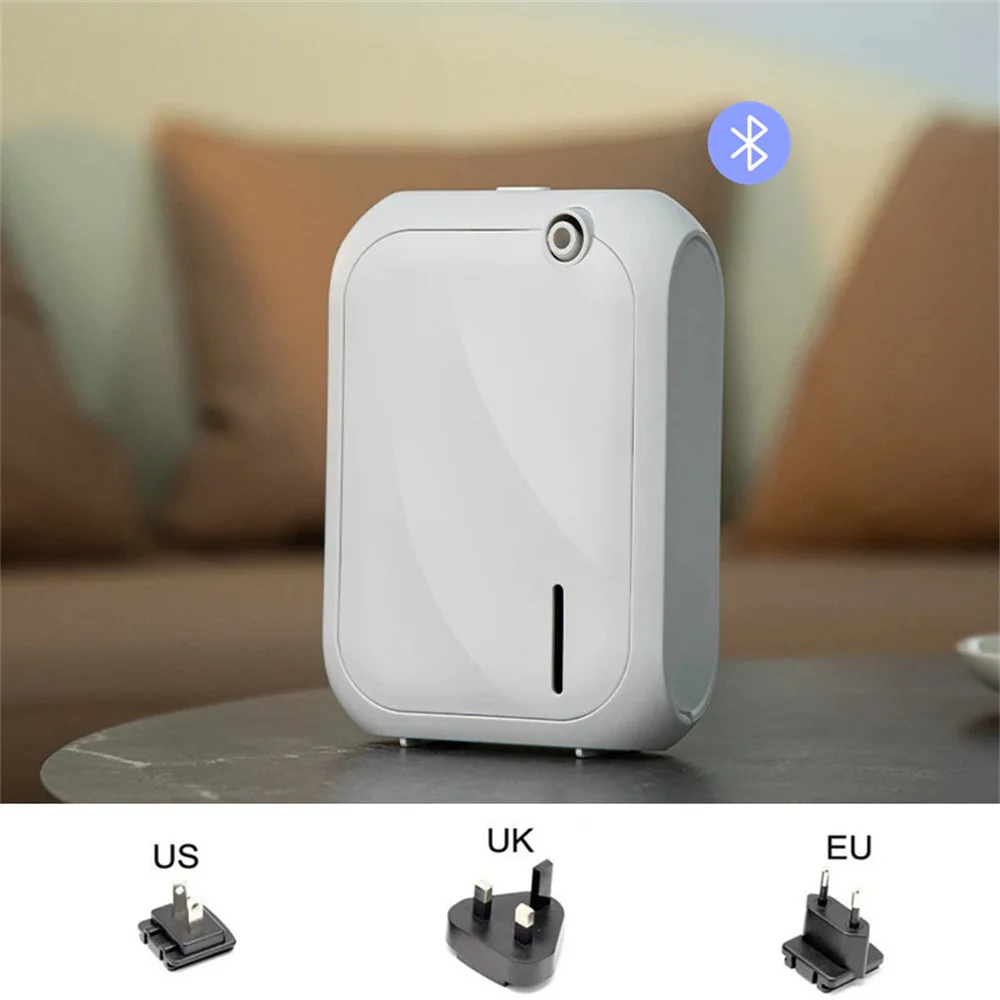 Difusor de Fragrâncias MDUG, app, Bluetooth, casa, controle remoto, branco