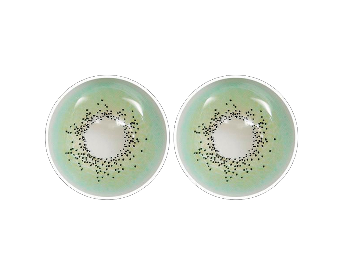 2 Peças De Lentes De Contato Cosméticas Coloridas 14,2mm, 0 Graus, Para Cosplay E Festa, Material Hidrogel