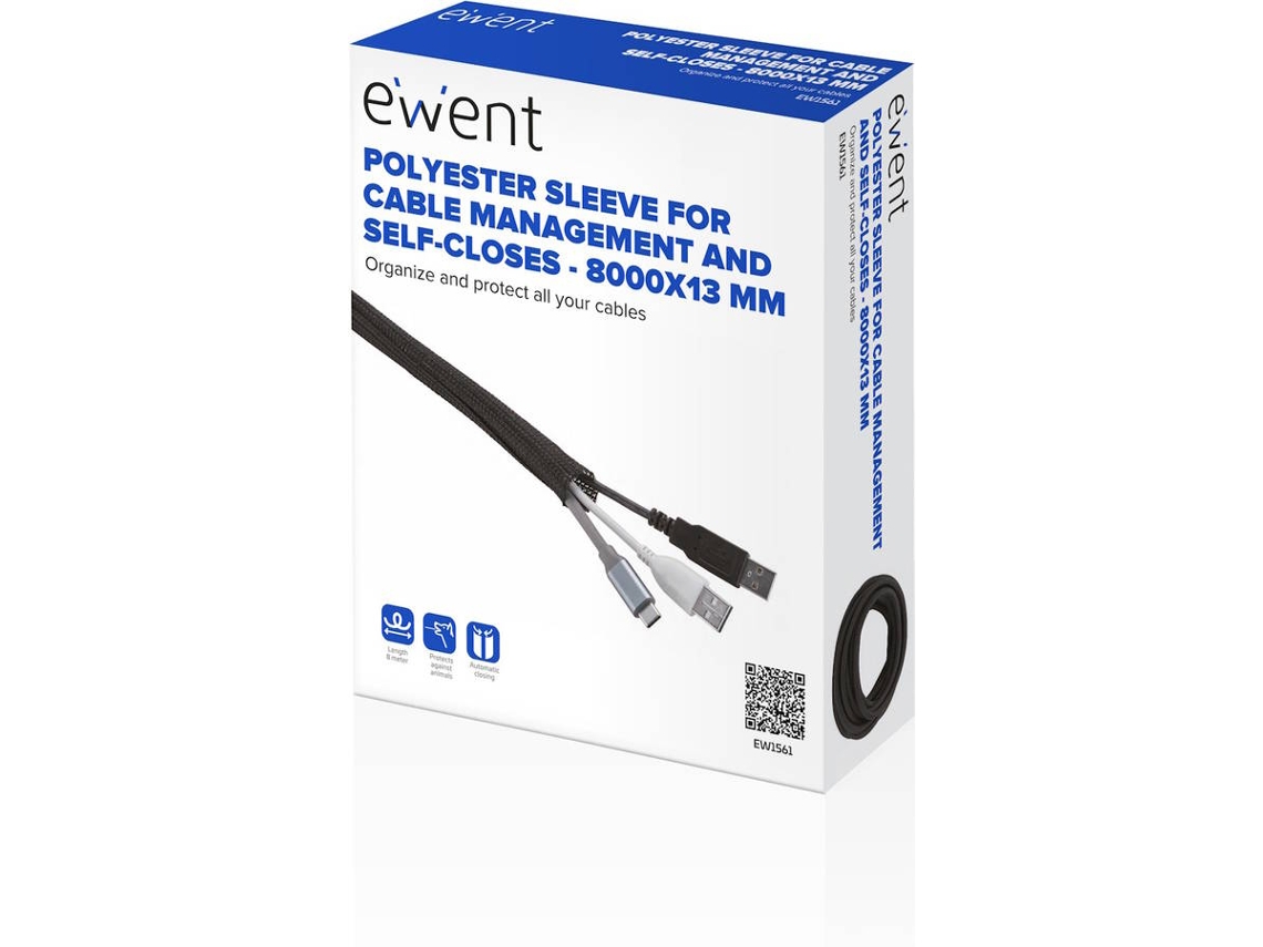 Organizador Cabos EWENT EW1561 8000x13mm