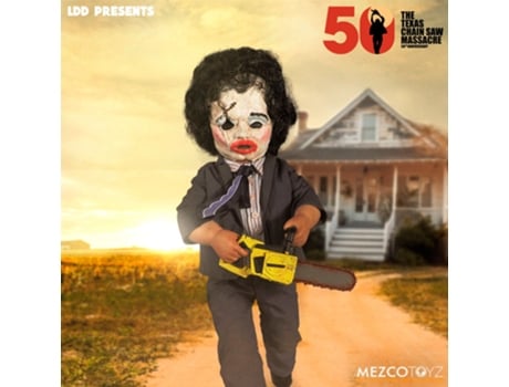 Boneca Leatherface Deluxe Edition 1974 Do Massacre Da Serra Elétrica, 26 Cm Mezco Toyz