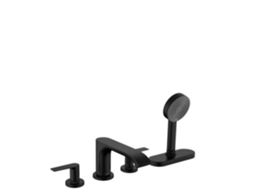 HANSGROHE Vivenis Misturador de 4 Orifícios com Caixa de Mangueira Sbox 75444 Cor: Matt Preto