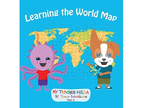 Livro Learning The World Map De Tamar Bobokhidze (inglês - Capa Dura)
