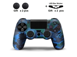 Capa Comando Para Ps4, Protetor De Alça De Silicone Antiderrapante Com Tampa De Proteção Para Polegar Cuich