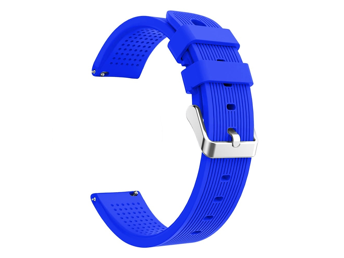 Bracelete Silicone 20Mm Textura de Rugas na Testa para Head Wrinkles Texture Soft Silicone Watch Band For Samsung Galaxy Watch Active Sm-R500