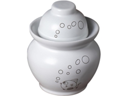 Pote Hermético De Cerâmica Lifkome, Sem Rebarbas, Para Conservas, Capacidade De 0, 75kg, Fácil De Abrir E Fechar, Ideal