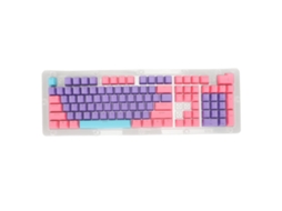 Teclado Inalámbrico Bluetooth, 78 Teclas Redondas, Estilo Punk, Silencioso, Compacto, Rosa | S/MARCA